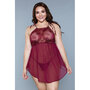 Alana-Nachtjurkje-Plus-Size-Rood