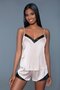 Natalie-Satin-Hemd-&amp;-Short-Roze-Zwart