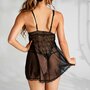 Sweetia-Babydoll-Met-Bijpassende-String-Zwart