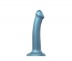 Strap-On-Me-Siliconen-Dildo-Blauw-M