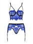Cobaltess-3-delig-Kanten-Jarretel-Setje-Blauw
