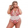 Baci-White-Floral-&amp;-Lace-Body-Met-Sexy-Rijgveter-Curvy