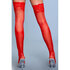 Lace Over It Hold-Up Kousen - Rood_