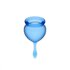 Satisfyer Feel Good Menstruatie Cup Set - Blauw_