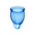 Satisfyer Feel Confident Menstruatie Cup Set - Blauw_