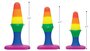Rainbow - Siliconen 3-delige Anaal Plug Set_